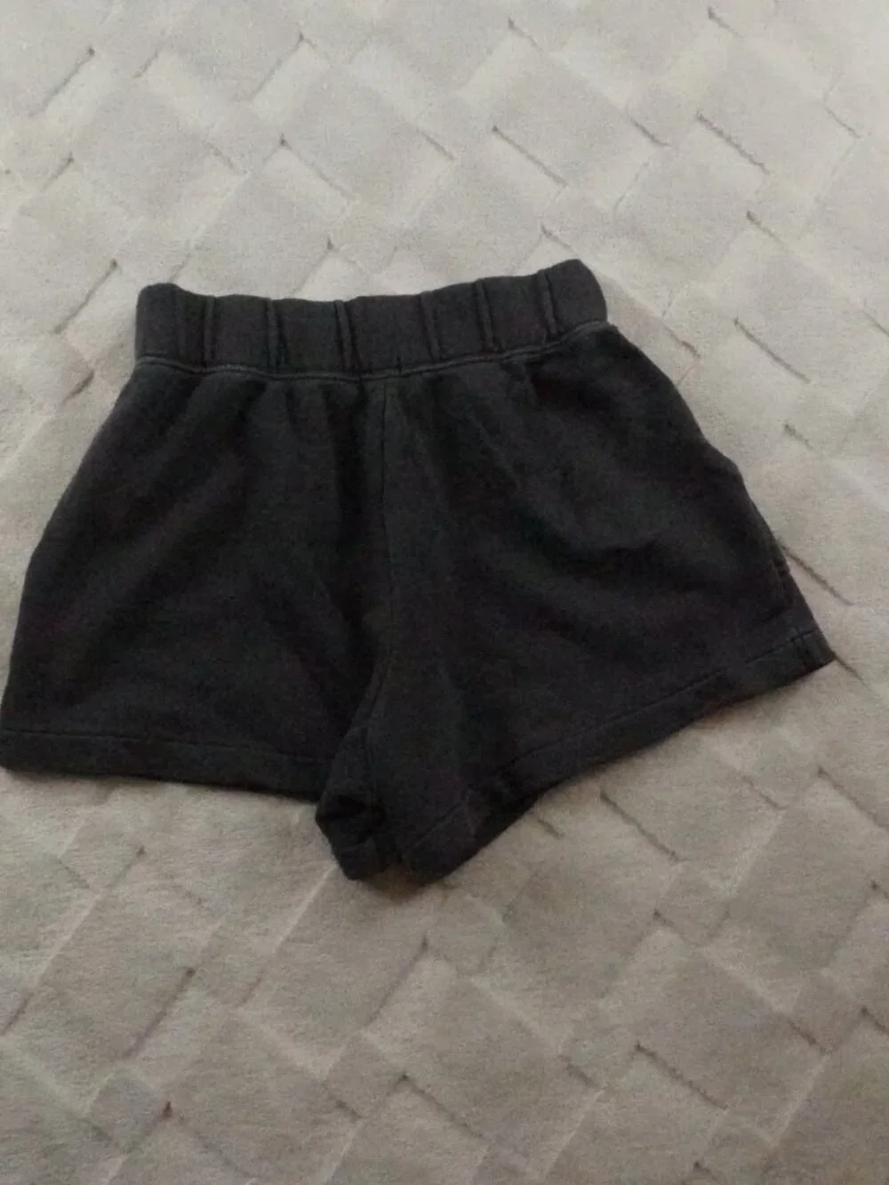 aerie High Rise Sweat Shorts Womens Small Baggy Washed Out Fadded Athleisure